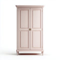 Wooden three-door wardrobe with modern design and natural finish 150 x 80 x 200cm
